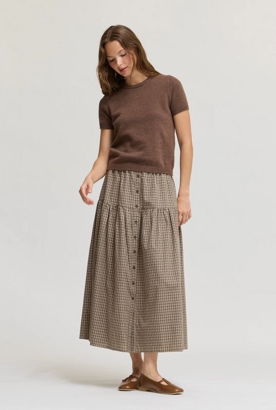 Grade &amp; Gather Short Sleeve Knit Top (Two Colors)