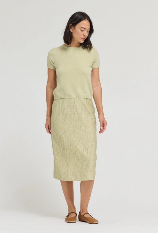 Grade &amp; Gather Short Sleeve Knit Top (Two Colors)