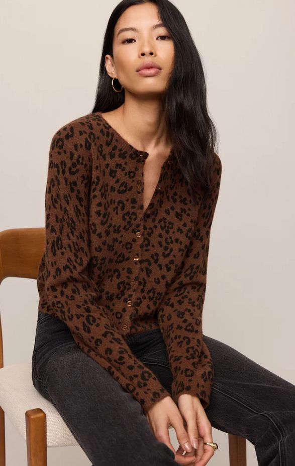 Z Supply Medina Leopard Cardigan