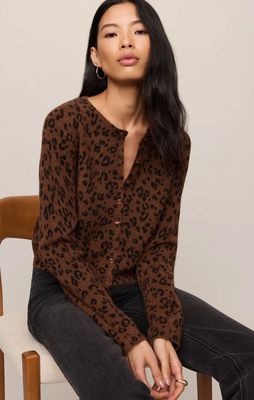 Z Supply Medina Leopard Cardigan