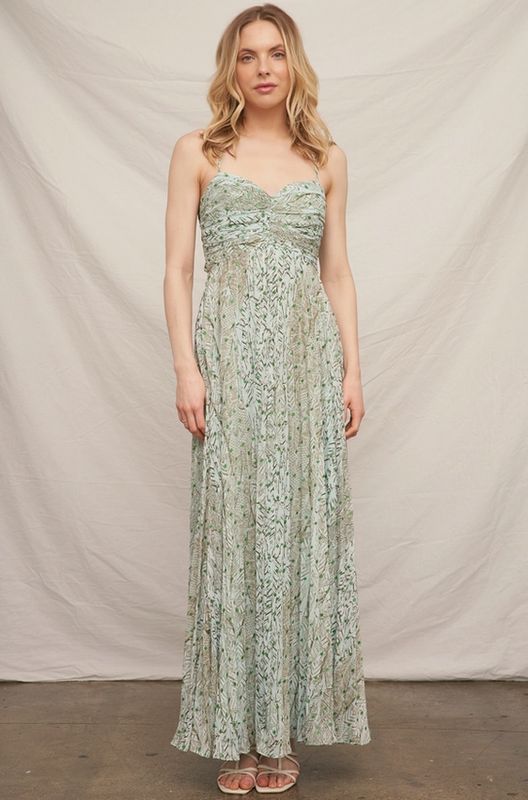 En Creme Norma Cut Out Maxi Dress