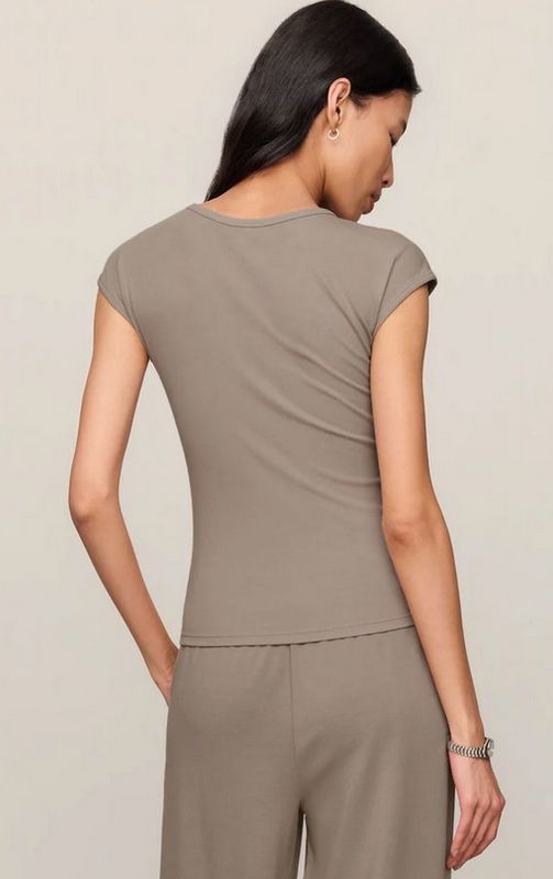 Z Supply Soft Trace Second Skin Top Wild Mushroom