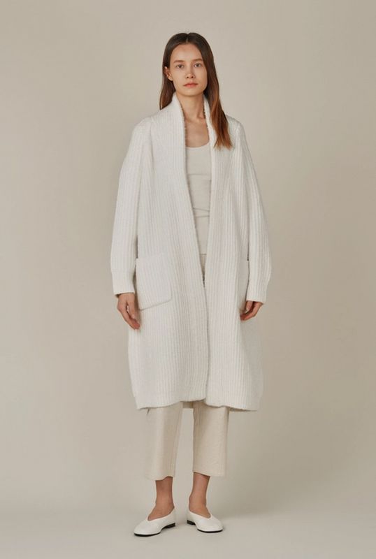 Grade &amp; Gather Long Shawl Collar Cardigan