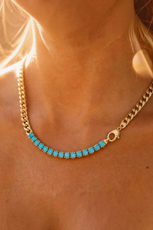 Native Gem It Girl Neckace with Turquoise NG55