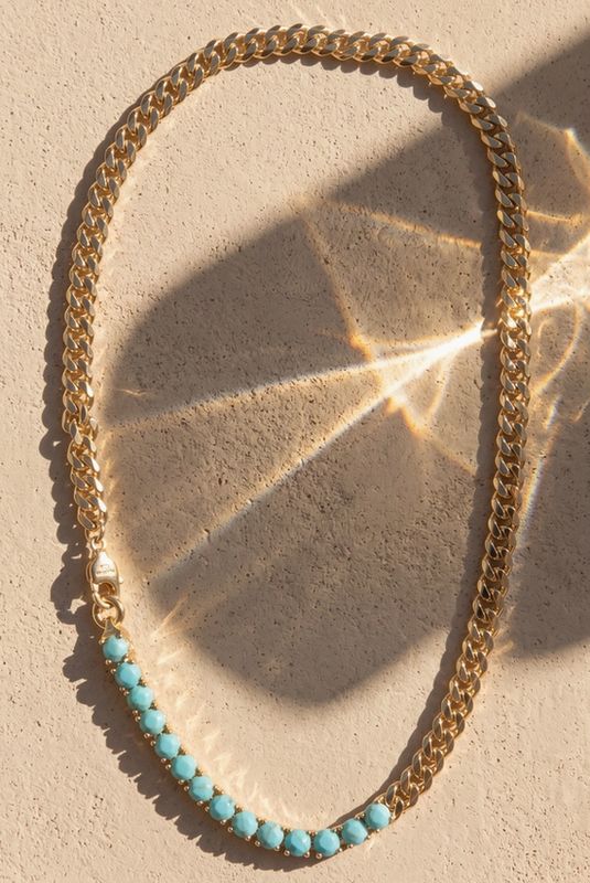 Native Gem It Girl Neckace with Turquoise NG55