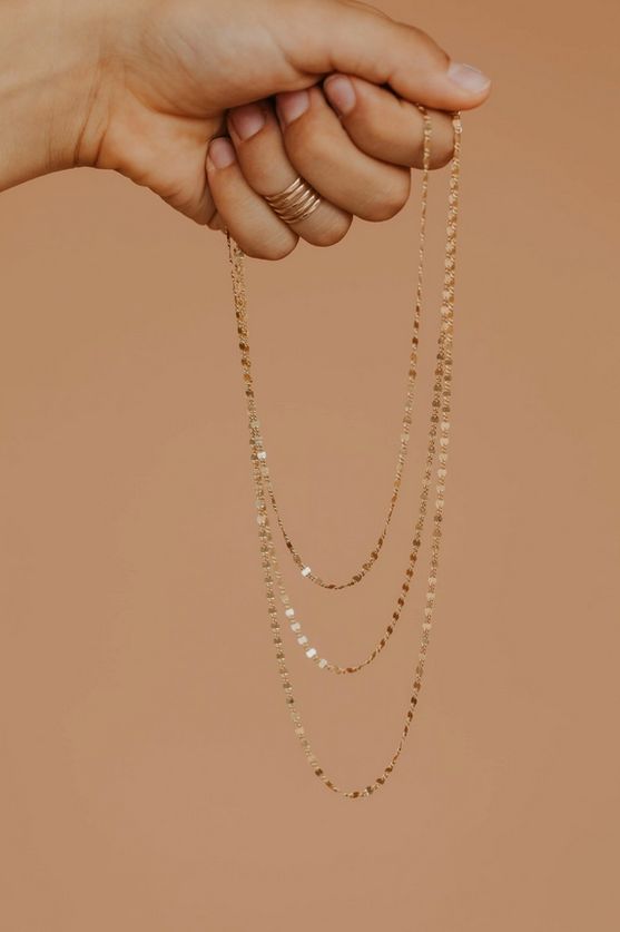 Hello Adorn Lenny Chain 18" 14K Gold Filled HE24