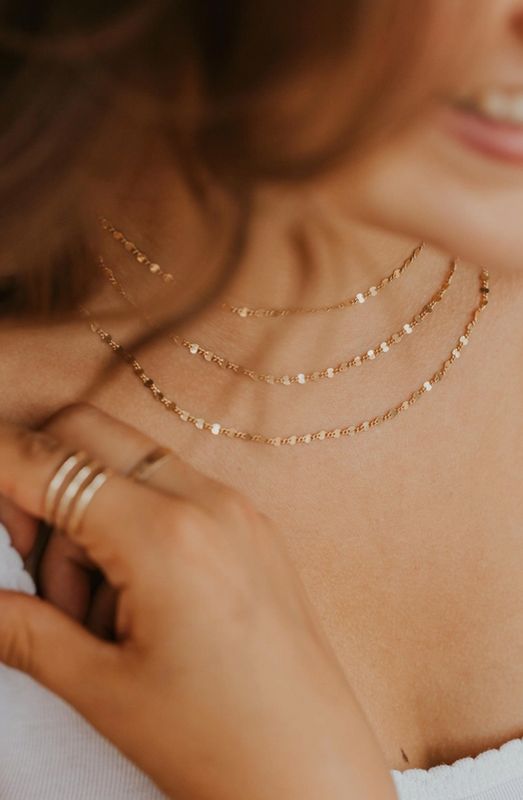 Hello Adorn Lenny Chain 18" 14K Gold Filled HE24