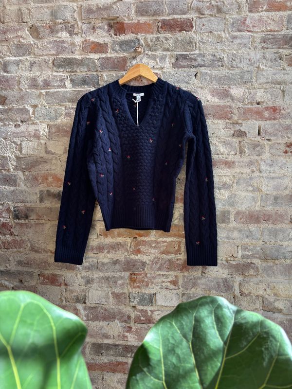 Pistola Shana Cable Embroidered Sweater