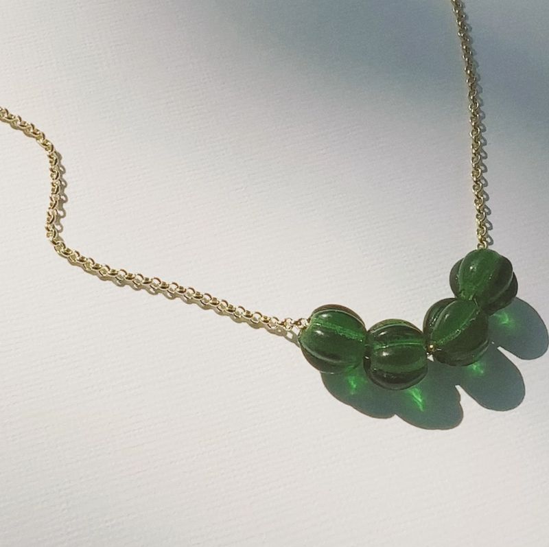 Sheena Marshall Jewelry Ivy Necklace Gold Filled 16"-18" SM1