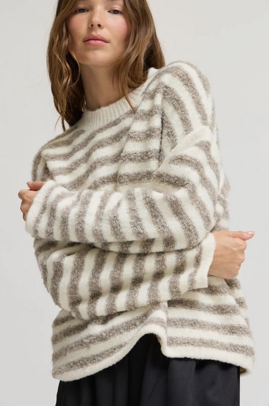 Grade &amp; Gather Horizontal Striped Sweater