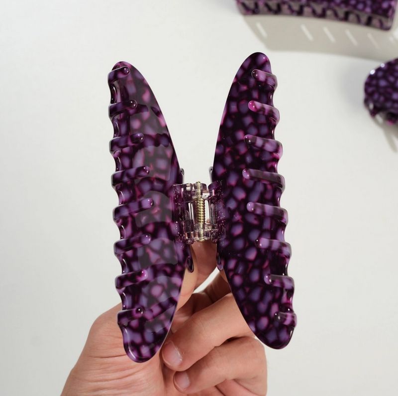 Adorro Amethyst Moon Large Claw Clip AD166