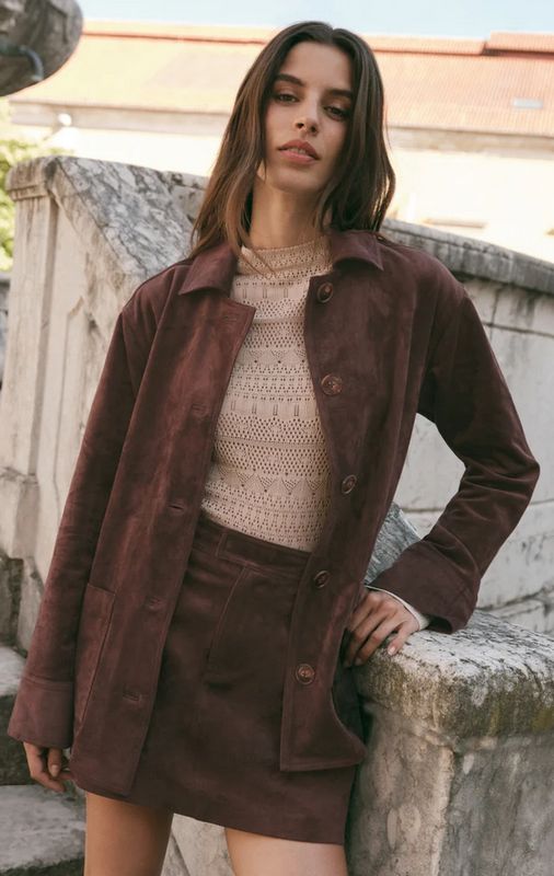 Z Supply Maren Suede Shirt