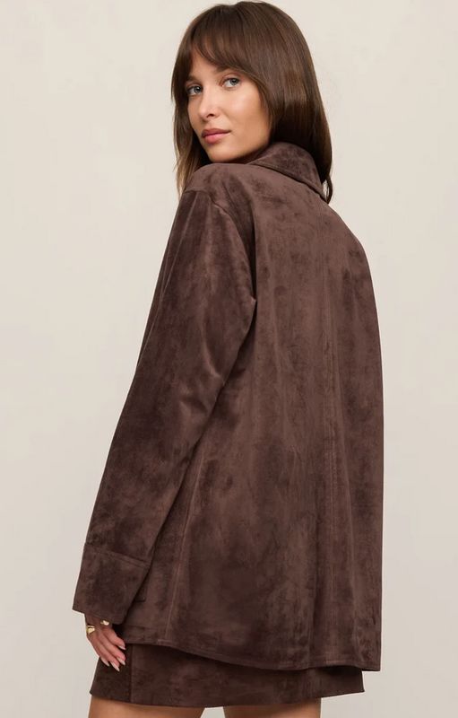 Z Supply Maren Suede Shirt