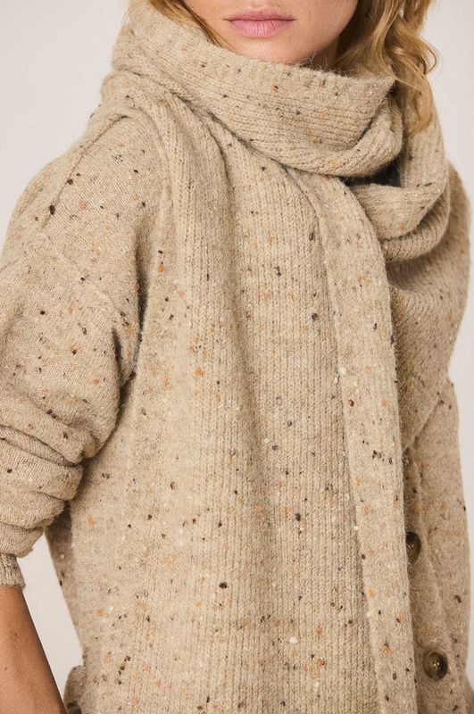 Indi &amp; Cold Knitted Neps Scarf