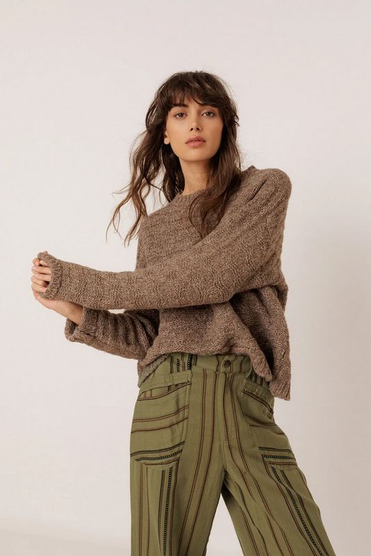 Indi &amp; Cold Decorative Knit Sweater