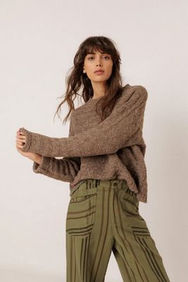Indi & Cold Decorative Knit Sweater
