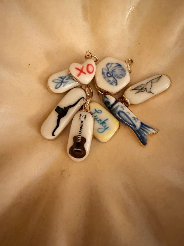 Sha Parle XO Heart Charm SH55