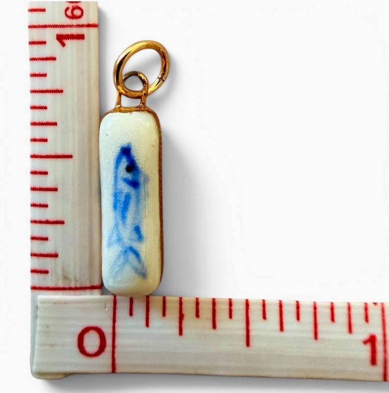 Sha Parle Lucky Blue Fish Charm SH62