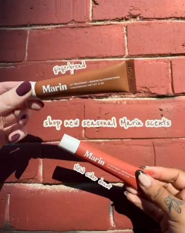 Marin Skincare Lip Treatment in Cider Donut