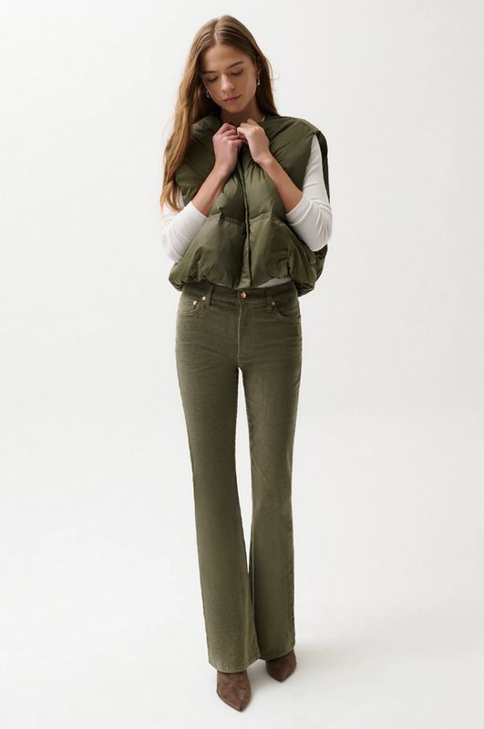 Pistola Kinsley Mid Rise Ultra Flare in Sequoia