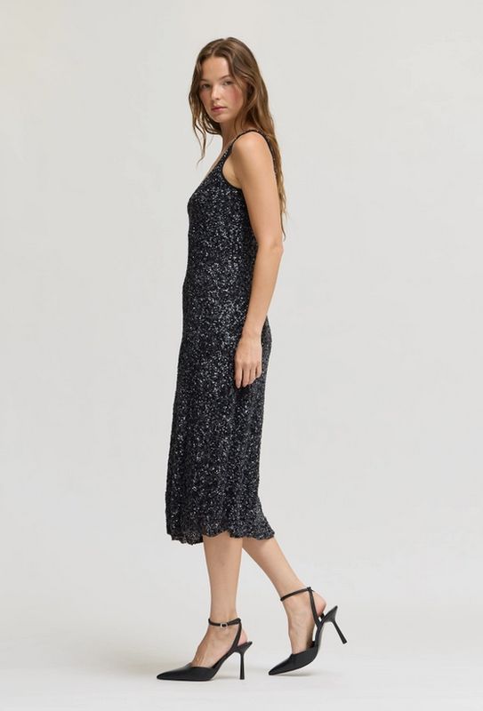 Grade &amp; Gather Matte Sequin Dress