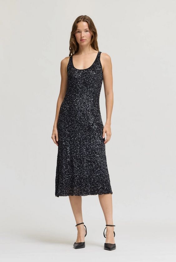 Grade &amp; Gather Matte Sequin Dress