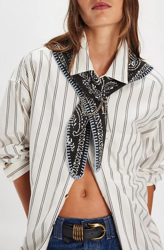 Free People Carmen Knitted Triangle Scarf