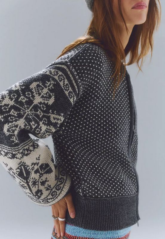 Free People Isle Tide Zip Up