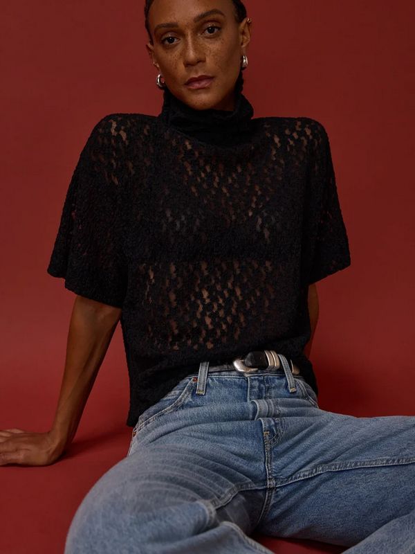 Nation LTD Fable Lace Turtleneck