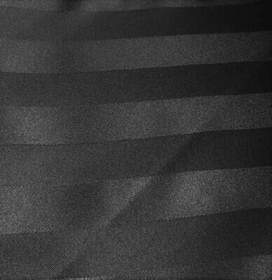 Black Satin Stripe