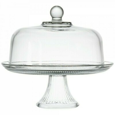 Glass Cake Stand 13&quot;