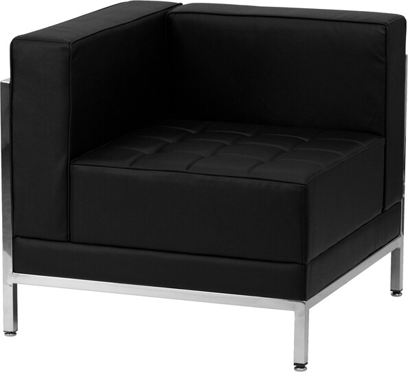 Black SoHo Corner Chair