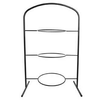 Wrought Iron 3 Tier Round Stand