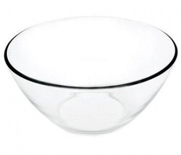 Glass V Bowl 11&quot;