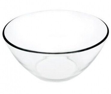 Glass V Bowl 11"