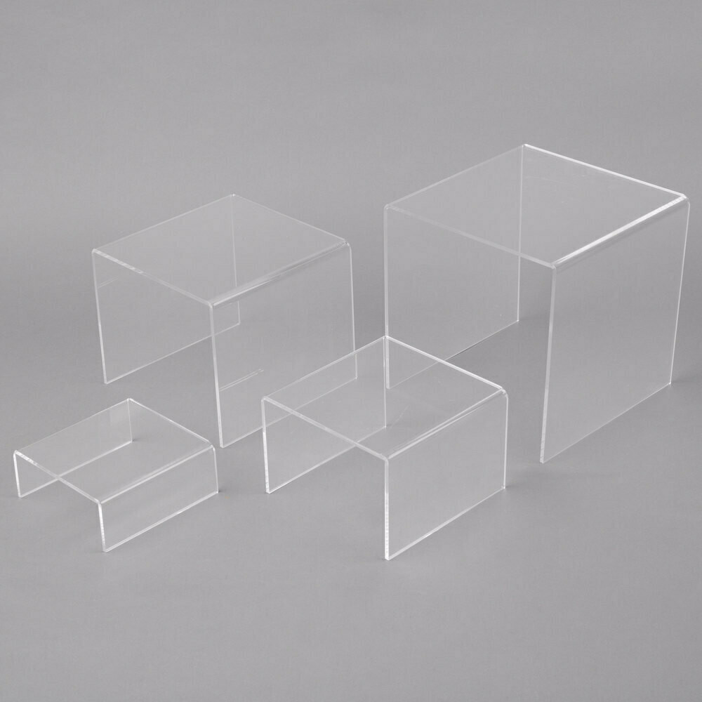 Clear Acrylic Riser 7&quot; x 7&quot; x 6&quot; riser