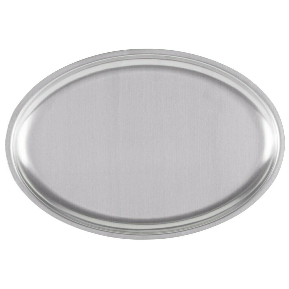 Oval Stainless Sizzler Platter 8” x 11.5”