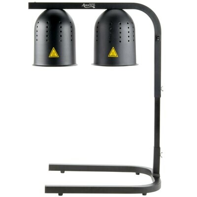 Heat Lamp 2 Bulb BLACK