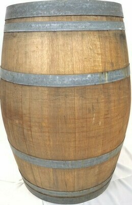 Antique Wine Barrel - 28&quot; W x 37&quot; H