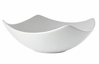 White Square Stoneware Bowl 9&quot; - 1.4 Qt