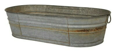 Antique Metal Beverage Holder - 43&quot; W x 11&quot; H