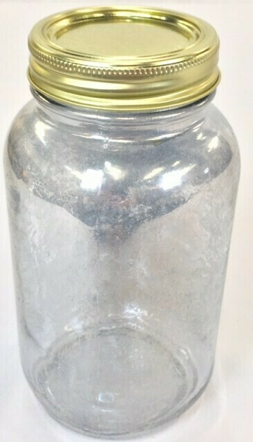 Mercury Mason Jar - ​4&quot; W x 7&quot; H