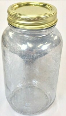 Mercury Mason Jar - ​4&quot; W x 7&quot; H