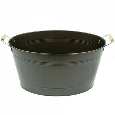 Black Oval Tub 19&quot;
