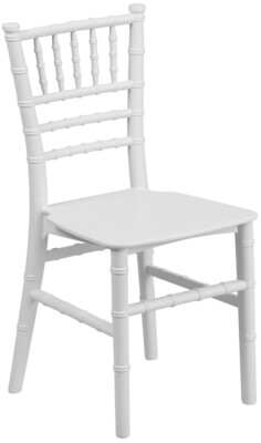 Children&#39;s Chiavari Chair Resin White