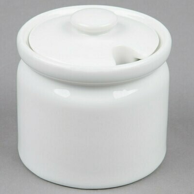 China Sugar Bowl White