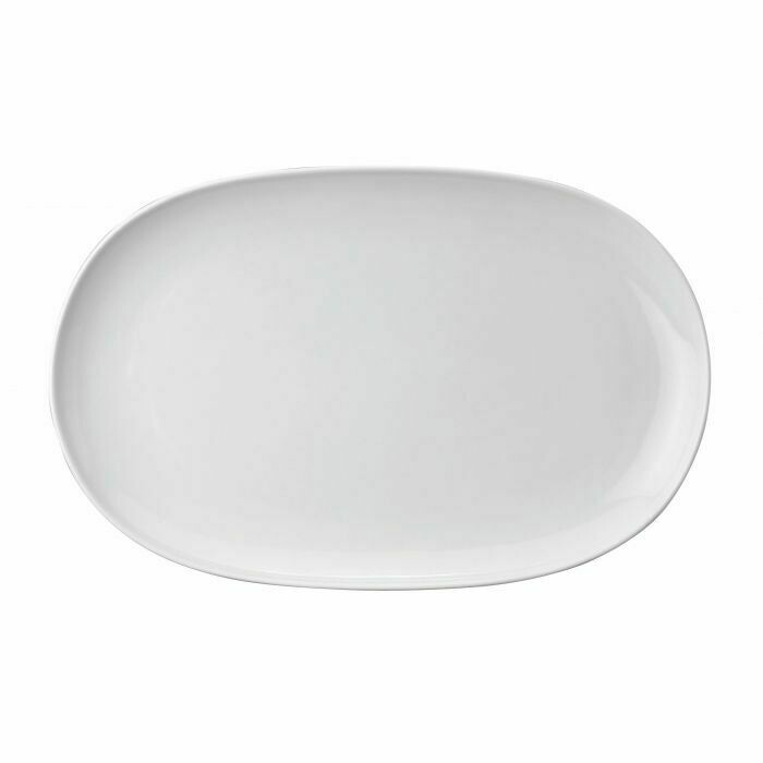 Porcelain Oval Platter 9.25" X 14.5"