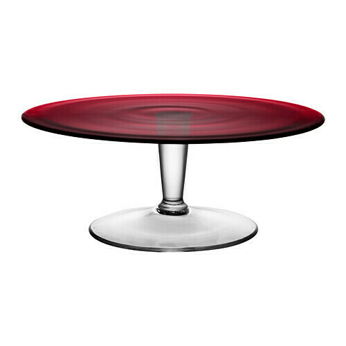 Red Top Glass Stand 13&quot;