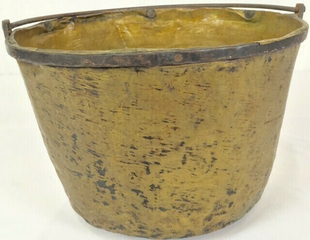 Antique Metal Watering Pot - 14&quot; W x 9&quot; H​