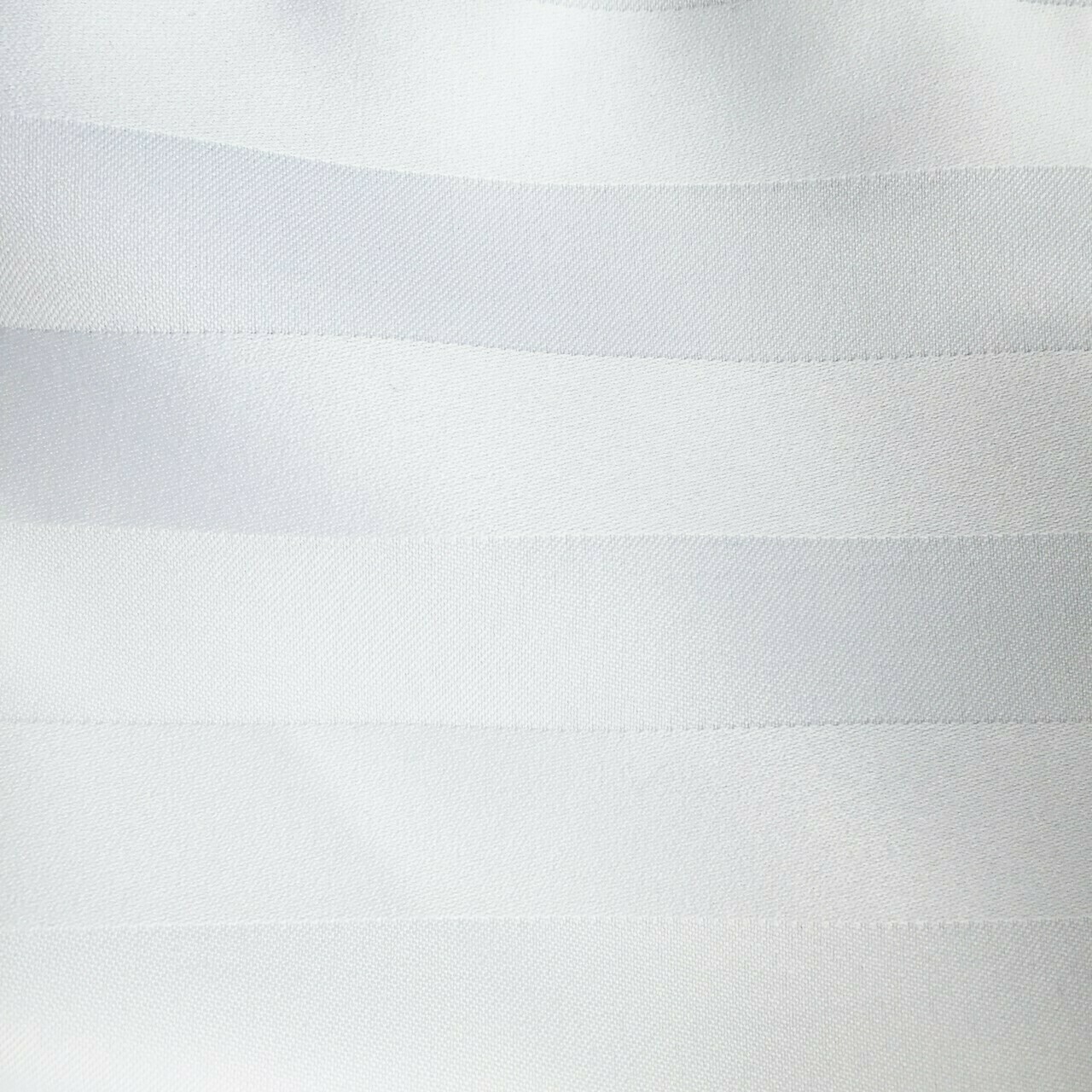 White Satin Stripe